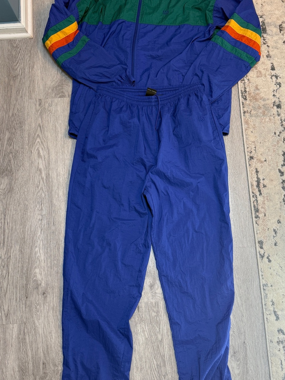 Vintage and 90s USA Olympic Windbreaker Jacket/Pants Size LXT JC Penney